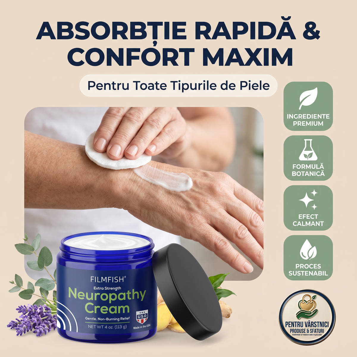 Natural Neuropathy Cream
